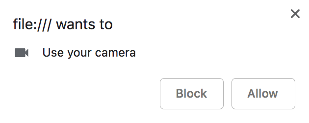 camera permission